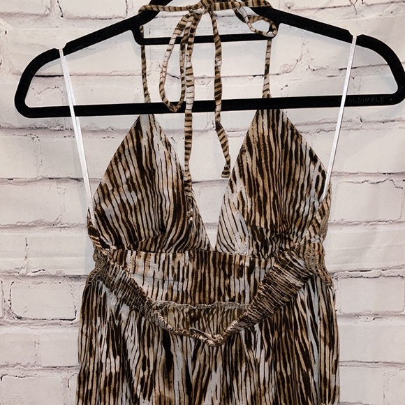 EUC LUCKY BRAND HALTER EMBROIDERED MAXI SZ SM - Picture 6 of 10